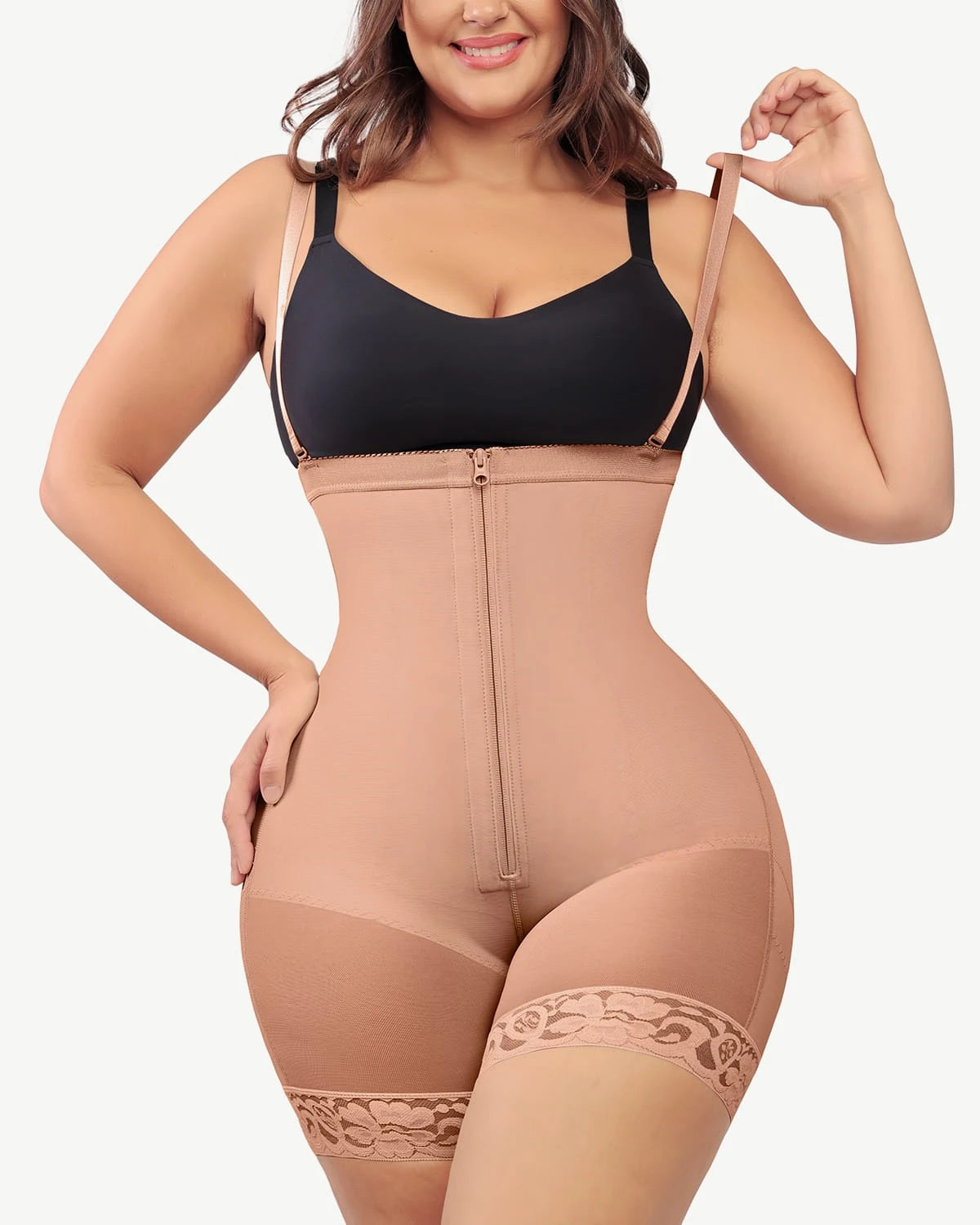 AirSlim® Firm Tummy Control Shapewear Bodysuit with Butt Lifting Support - Slimming Underwear for Women, Perfect for Dresses, Workouts & Everyday Wear