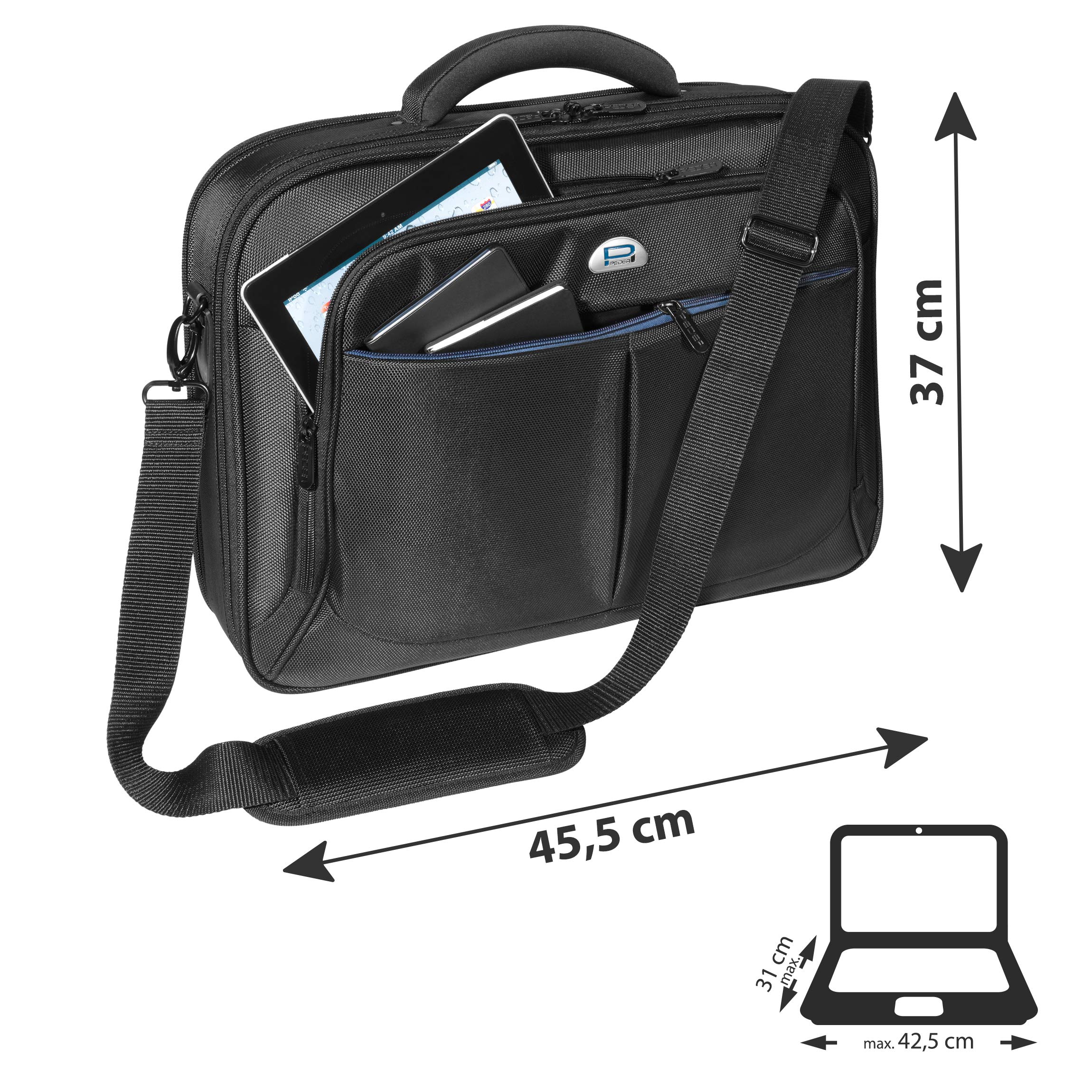 17.3 Inch Premium Black Laptop Starter Set with Accessories - Perfect for Work, School & Travel | 43.9 cm Portable Computing Solution