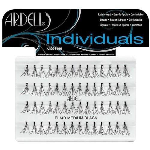 Ardell Individuals Knotted Medium Black False Eyelashes - Natural Look for Everyday Wear & Special Occasions