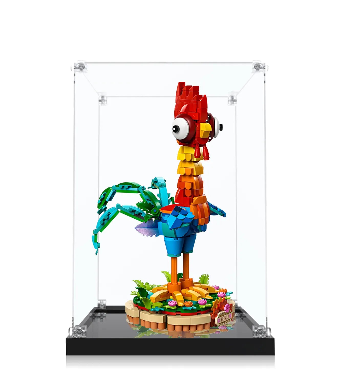 LEGO® Disney™ Heihei 43272 Display Case - Clear Acrylic Showcase for Collectible LEGO Sets - Perfect for Home Decor, Office Display & Gift Giving