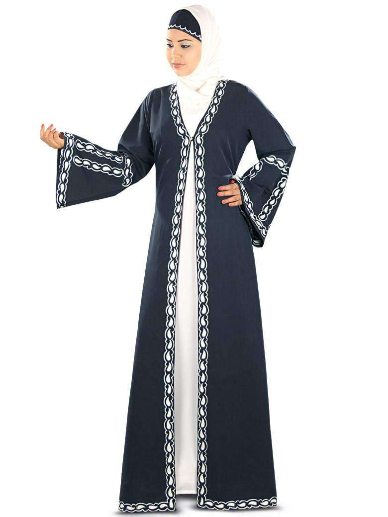 Hakimah Elegant Muslim Abaya Dress for Women - Modest Islamic Prayer Gown - Perfect for Mosque, Eid, and Special Occasions
