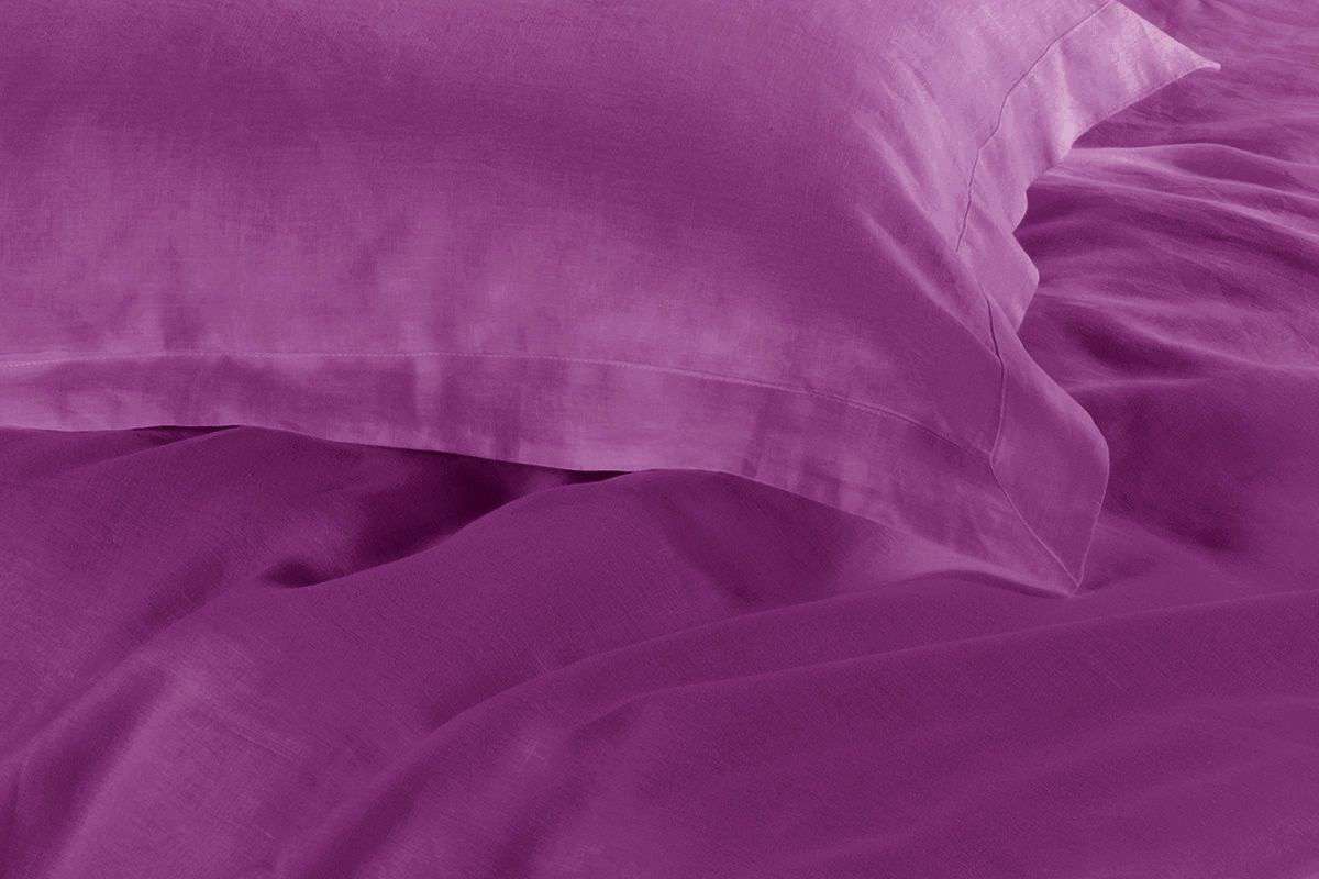 1000 Thread Count Double Size Purple Duvet Cover Set - Luxury Soft Bedding for Master Bedroom, Guest Room & Dorm - Breathable & Wrinkle-Resistant