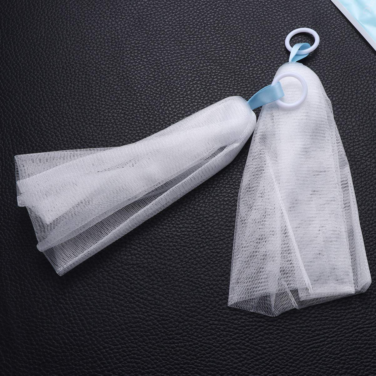 5PCS Premium Exfoliating Foaming Net for Face & Body - Effective Cleansing Soap Maker, Soft & Gentle for Daily Skincare Routine, Spa & Shower Use