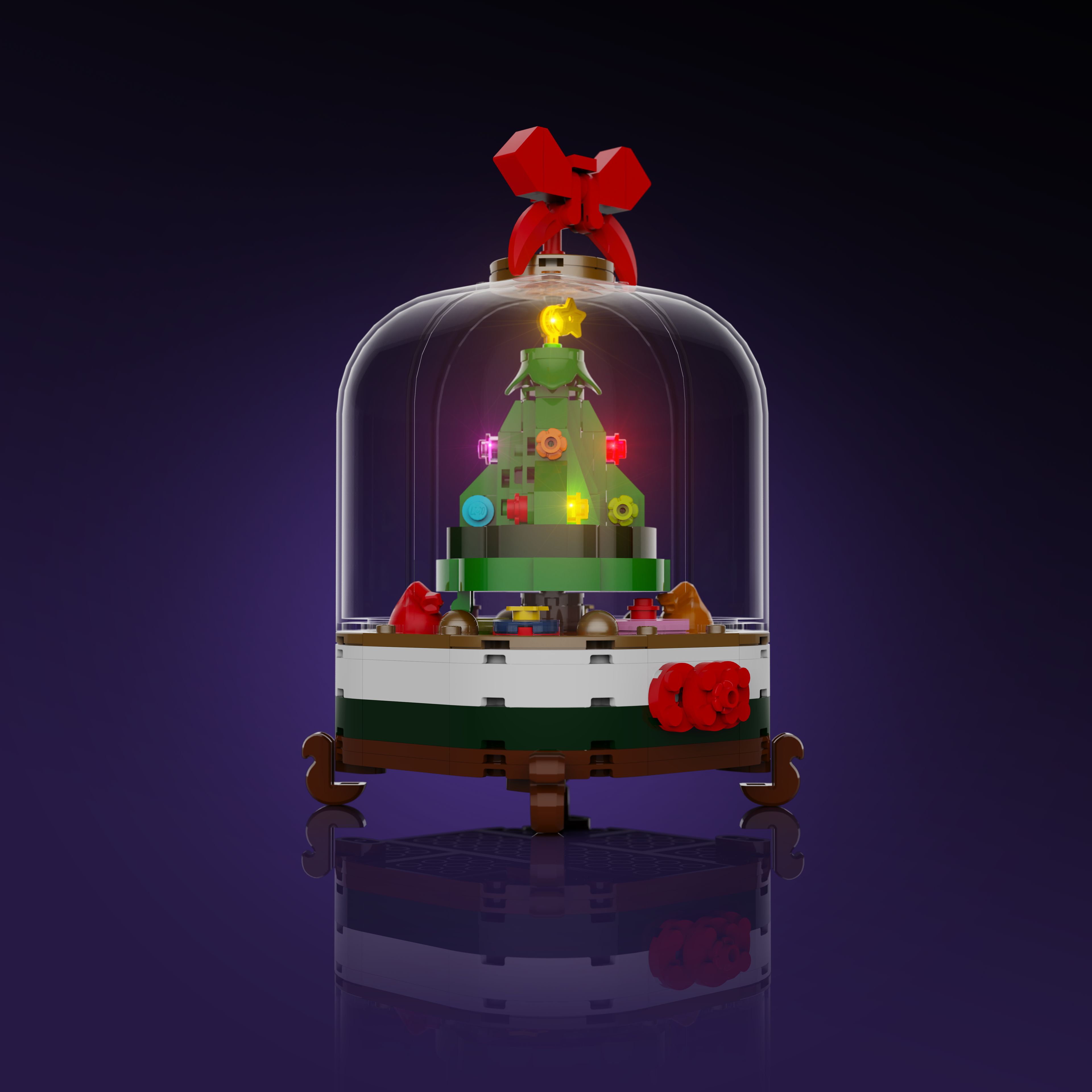 LMB Creations Snow Globe #10002 - Handcrafted Winter Wonderland Collectible for Home Decor & Gifts | Perfect for Christmas, Holidays, and Special Occasions