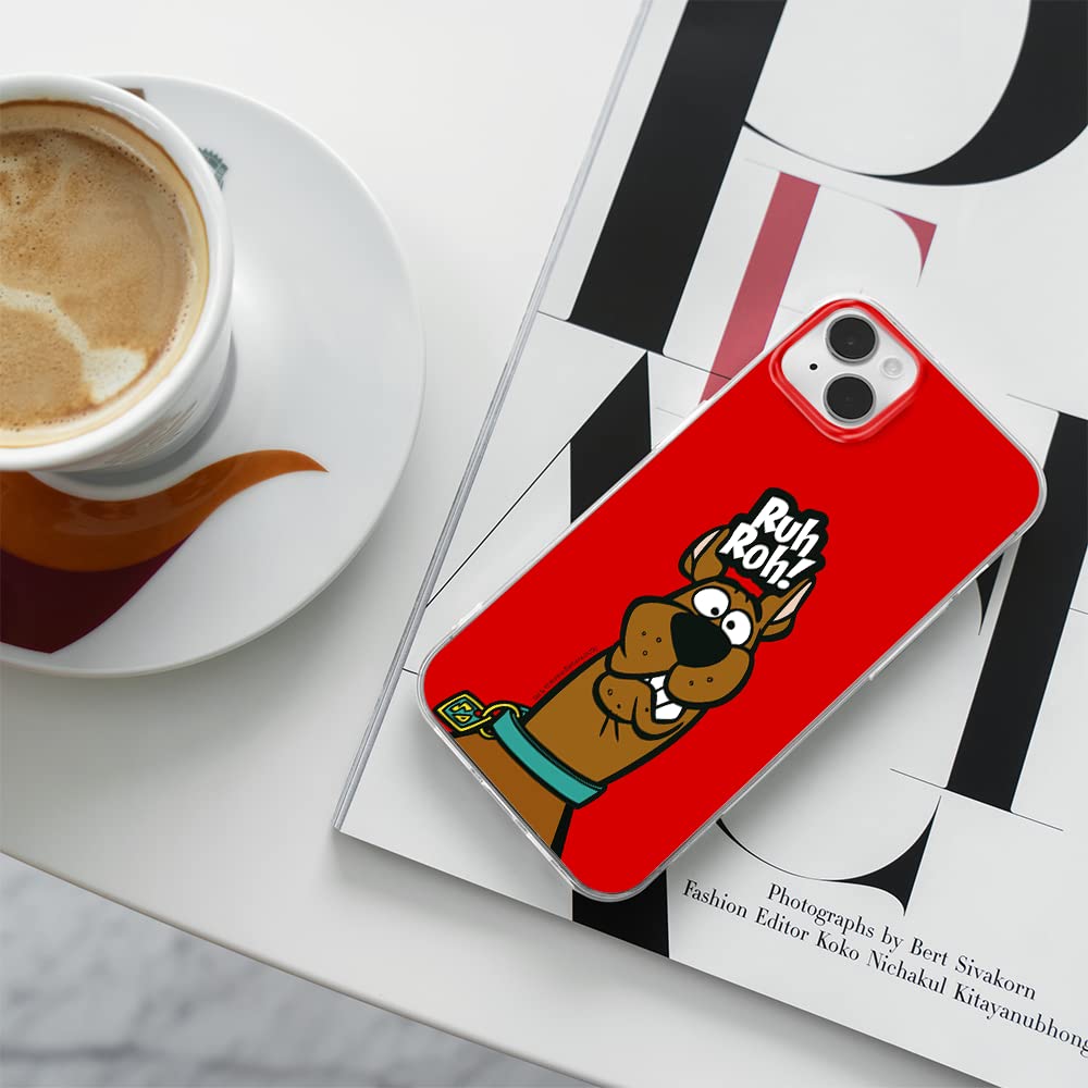 Original & Officially Licensed Scooby Doo Pattern iPhone 14 Case - Shockproof TPU Protective Cover for iPhone 14 (6.1