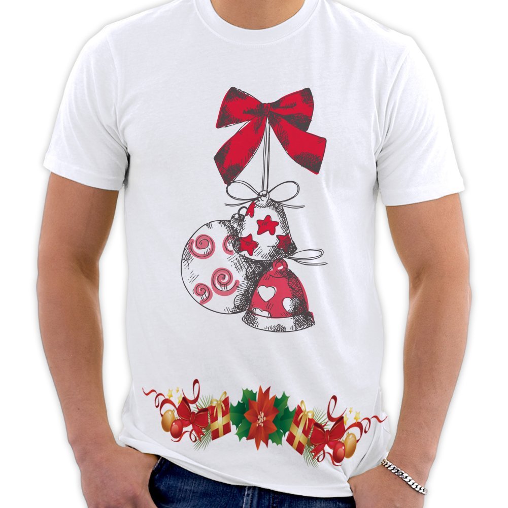 Picontshirt Men's Winter Christmas T-Shirt Collection - Cozy Holiday Style 11 | Perfect for Christmas Parties, Family Gatherings & Festive Outfits