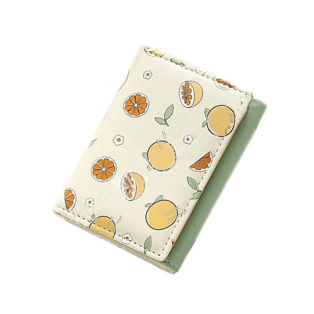Wolyepor Cartoon Wallet - Slim Short Cash Card Holder Purse for Women & Men - Perfect Christmas Birthday Gift (Cartoon Green) | Ideal for Everyday Use, Travel, and Gifting