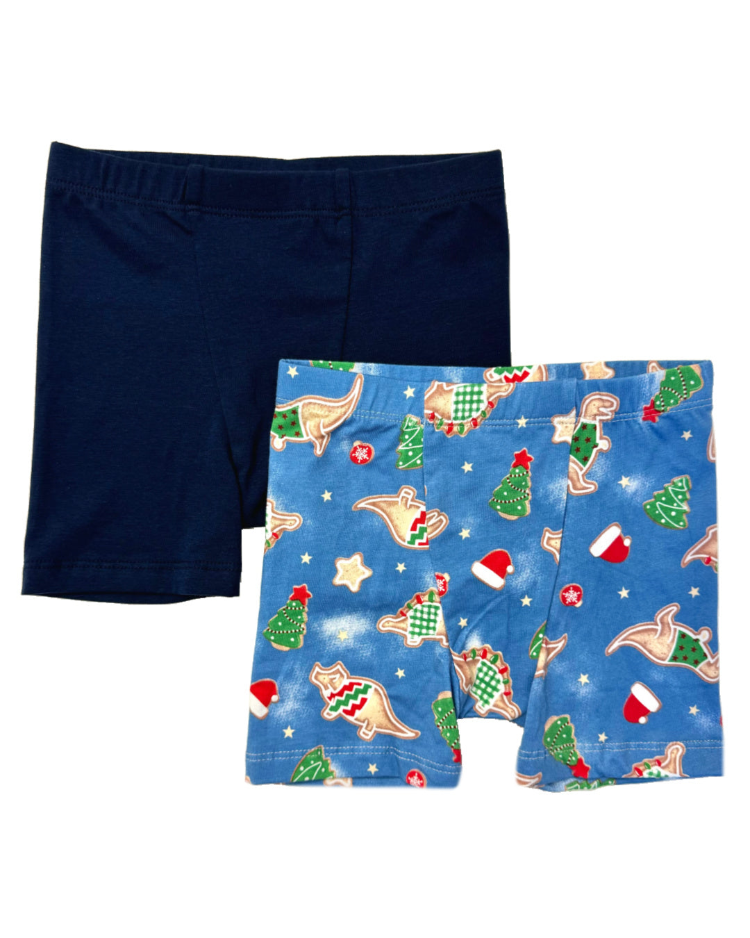 Christmas Dinosaur Boxer Briefs 2-Pack - Fun Holiday Underwear for Men & Women - Perfect for Gifts, Parties & Festive Loungewear