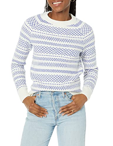 Blue White Graphic Fairisle