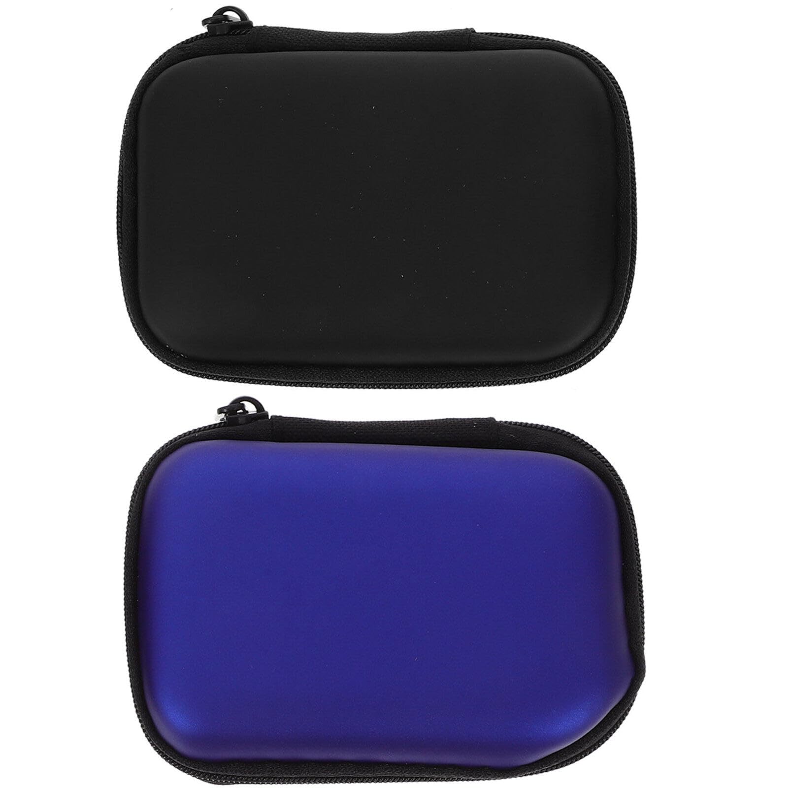 UKCOCO Small HDD Case - Portable Hard Drive Protective Storage Box (2 Pack) - Shockproof & Durable Hard Disk Carrying Case for Computer Accessories - Perfect for Travel, Office & Data Backup Storage