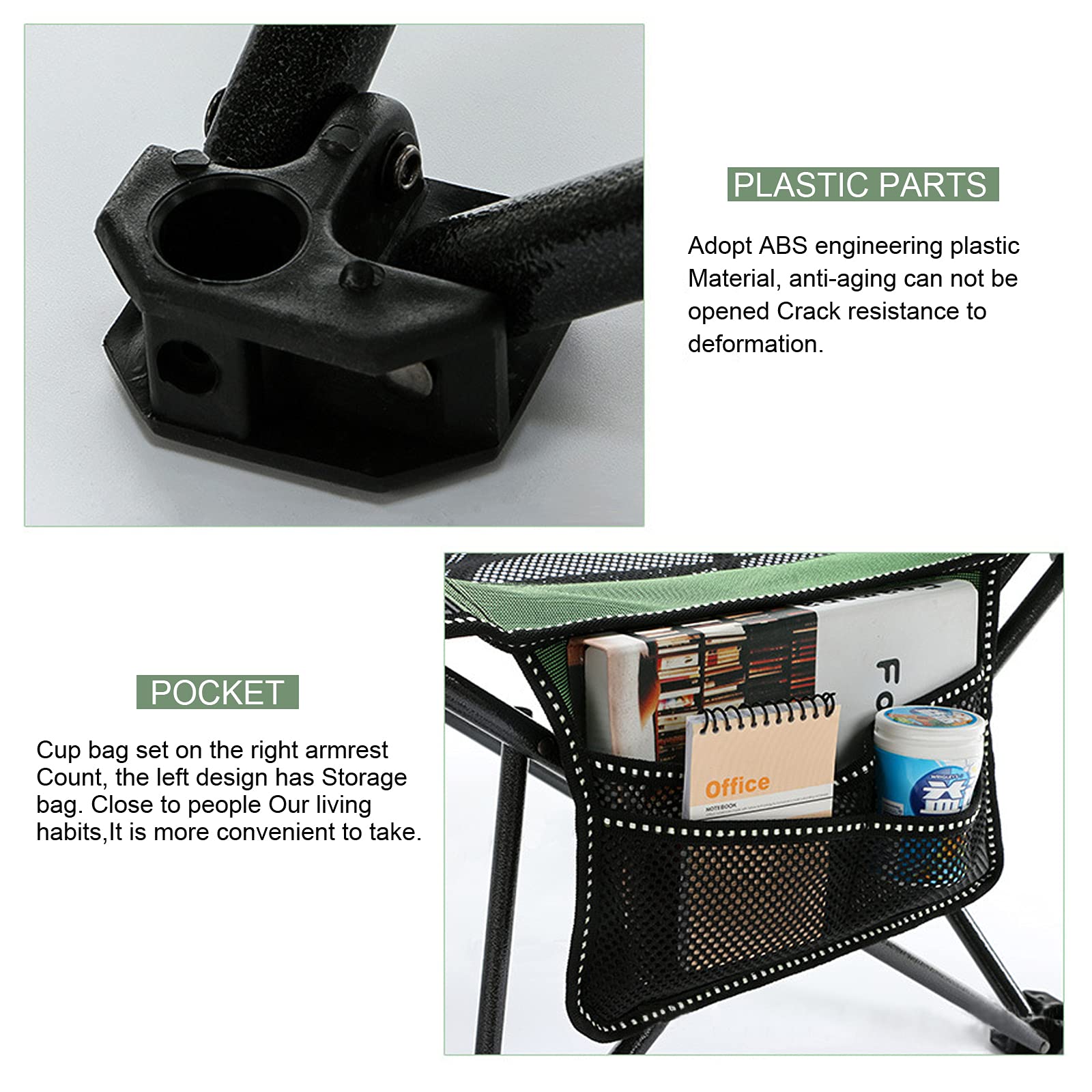 **Portable Folding Camping Lounge Chair with Adjustable Footrest & Headrest - Lightweight Recliner with Storage Bag & Backpack - Perfect for Outdoor Camping, Beach, Picnics, and Backyard Relaxation**