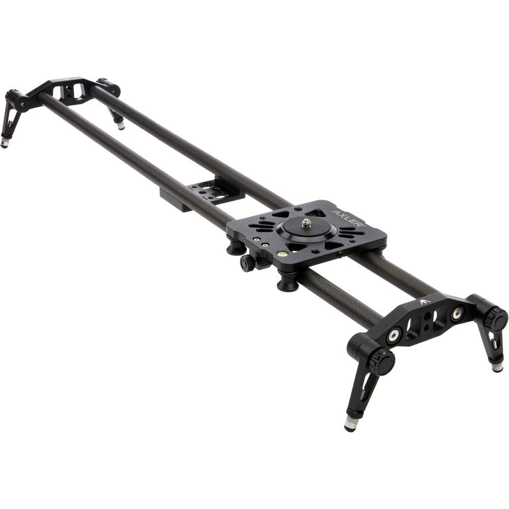 Axler 30-Inch Lightweight Carbon Fiber Camera Slider for Smooth Video Shooting - Perfect for DSLR, Mirrorless Cameras, and Videography