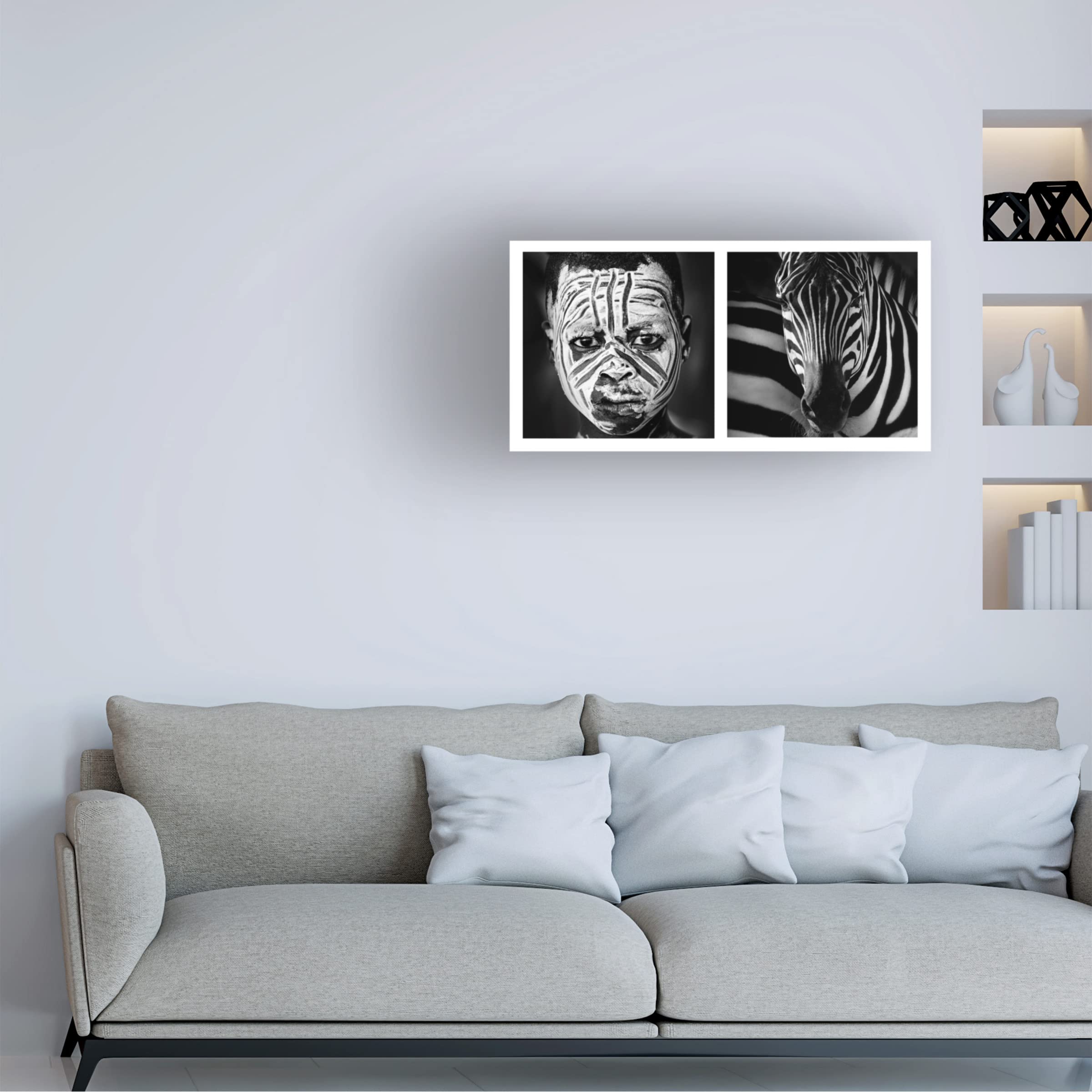 Jose Beut 'Mimetic' Canvas Art Print - Modern Wall Decor for Living Room, Bedroom & Office - Trademark Fine Art Collection