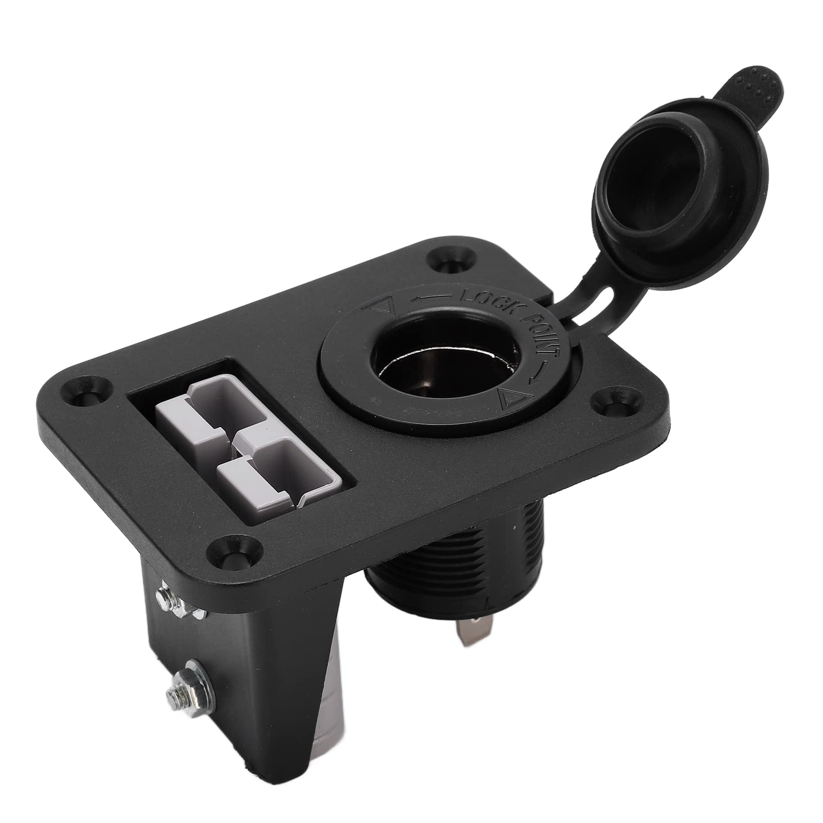 Dual USB Car Cigarette Lighter Socket - 12V Waterproof Power Outlet Charger Panel for Motorcycle, Tractor, Yacht, RV & Marine Vehicles | Perfect for Road Trips, Camping & Outdoor Adventures