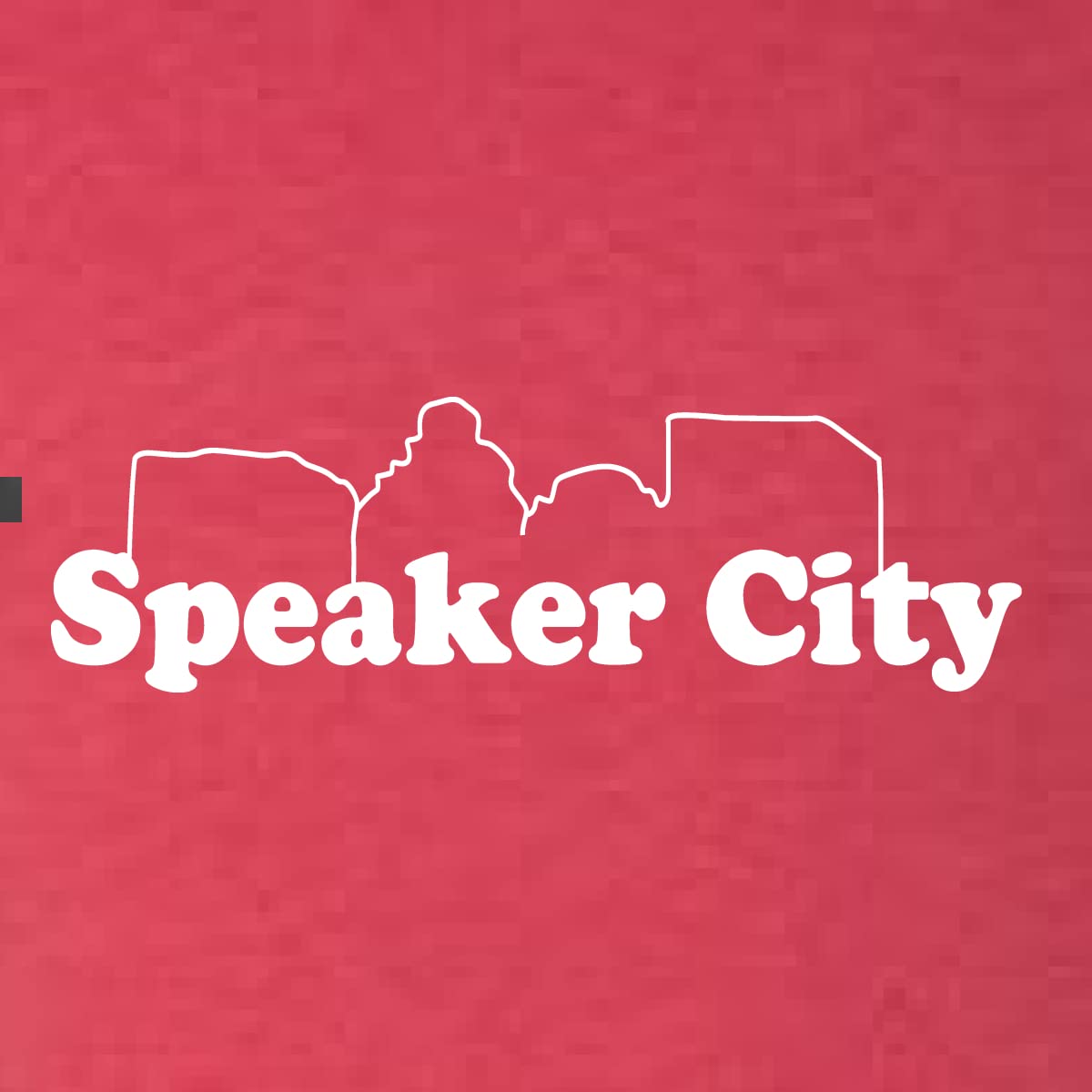 Vintage Old School Speaker City Movie Pop Culture Tri-Blend Racerback Tank Top for Women | Retro Graphic Tee | Casual Summer Outfit, Music Festival & Streetwear Fashion