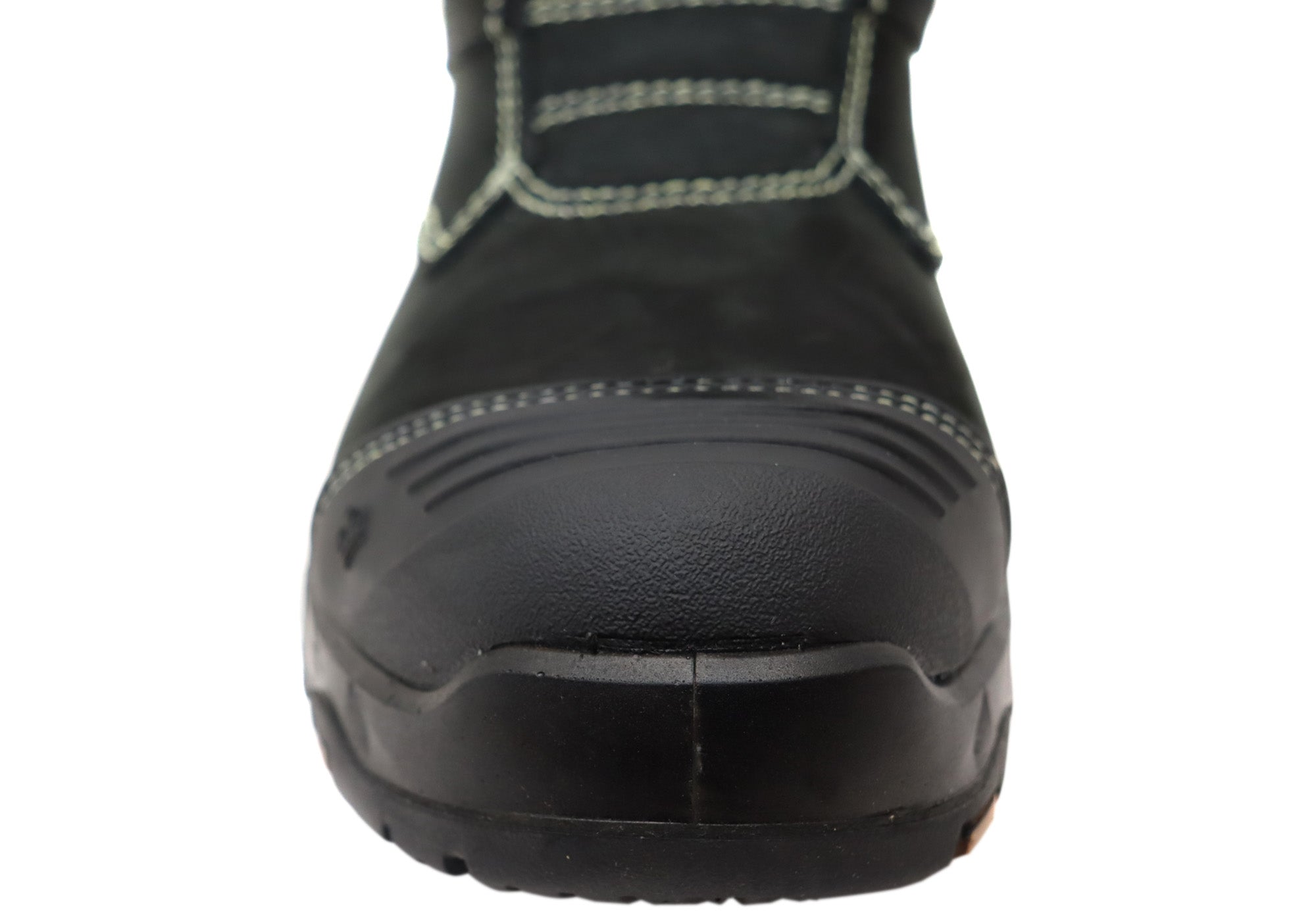 KingGee Bennu Pro 6 Women's Leather Work Boots - Comfortable & Durable Safety Shoes for Construction, Warehouse & Outdoor Work - Black