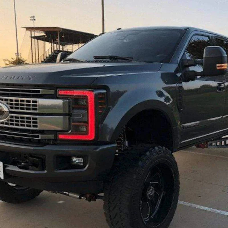 Ford Super Duty Multicolor DRL Boards for 2017-2019 Models - Upgrade Your Truck Lighting for Off-Road & Night Driving