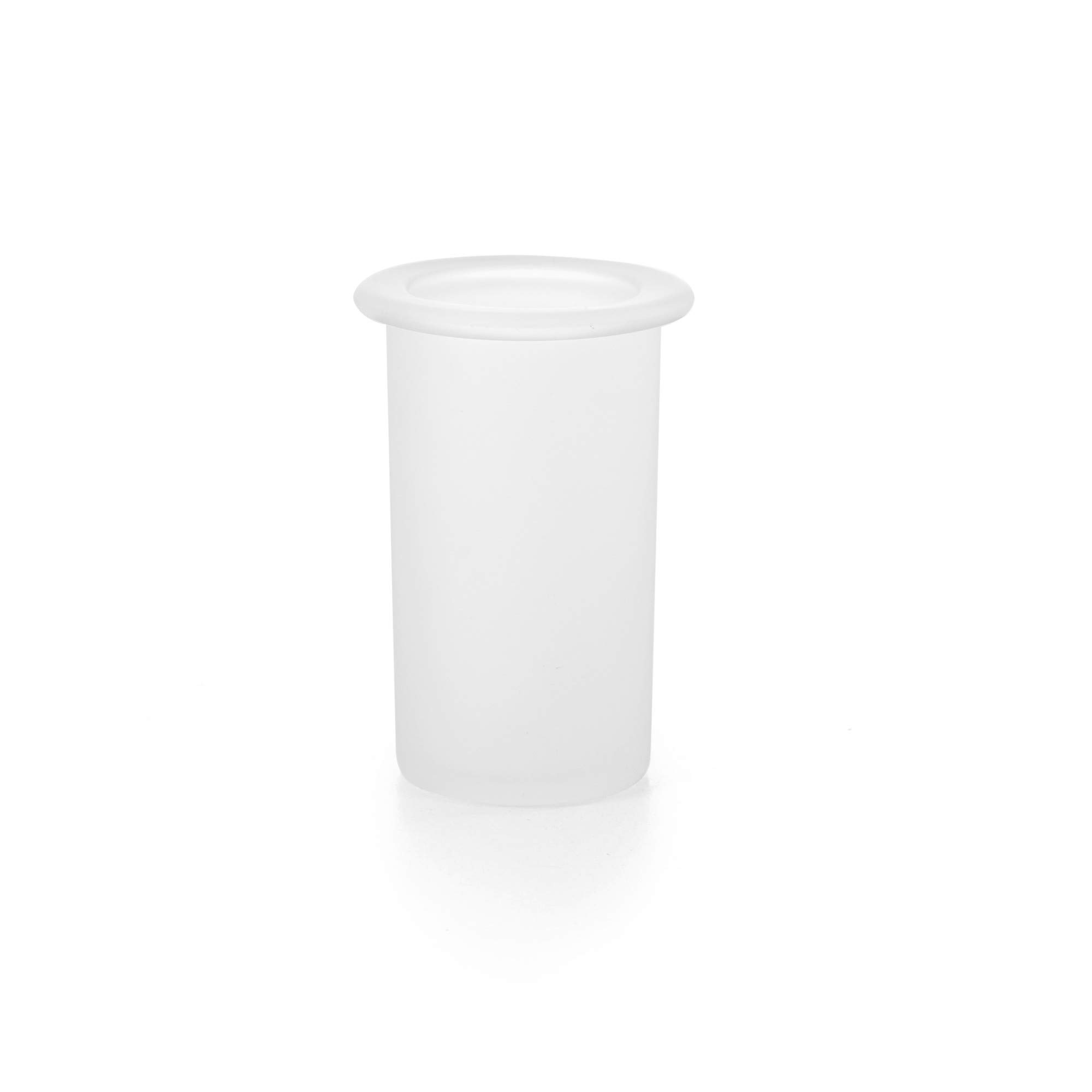 Premium Saon Tumbler - Polished Chrome & Frosted Glass Finish - Ideal for Coffee, Tea & Cold Drinks at Home, Office or Travel