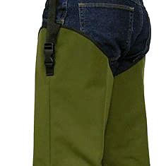 Snake Proof Chaps for Hunting - Olive Green Tall Leg Protection Gear | Ideal for Outdoor Adventures, Hiking & Snake Country Safety