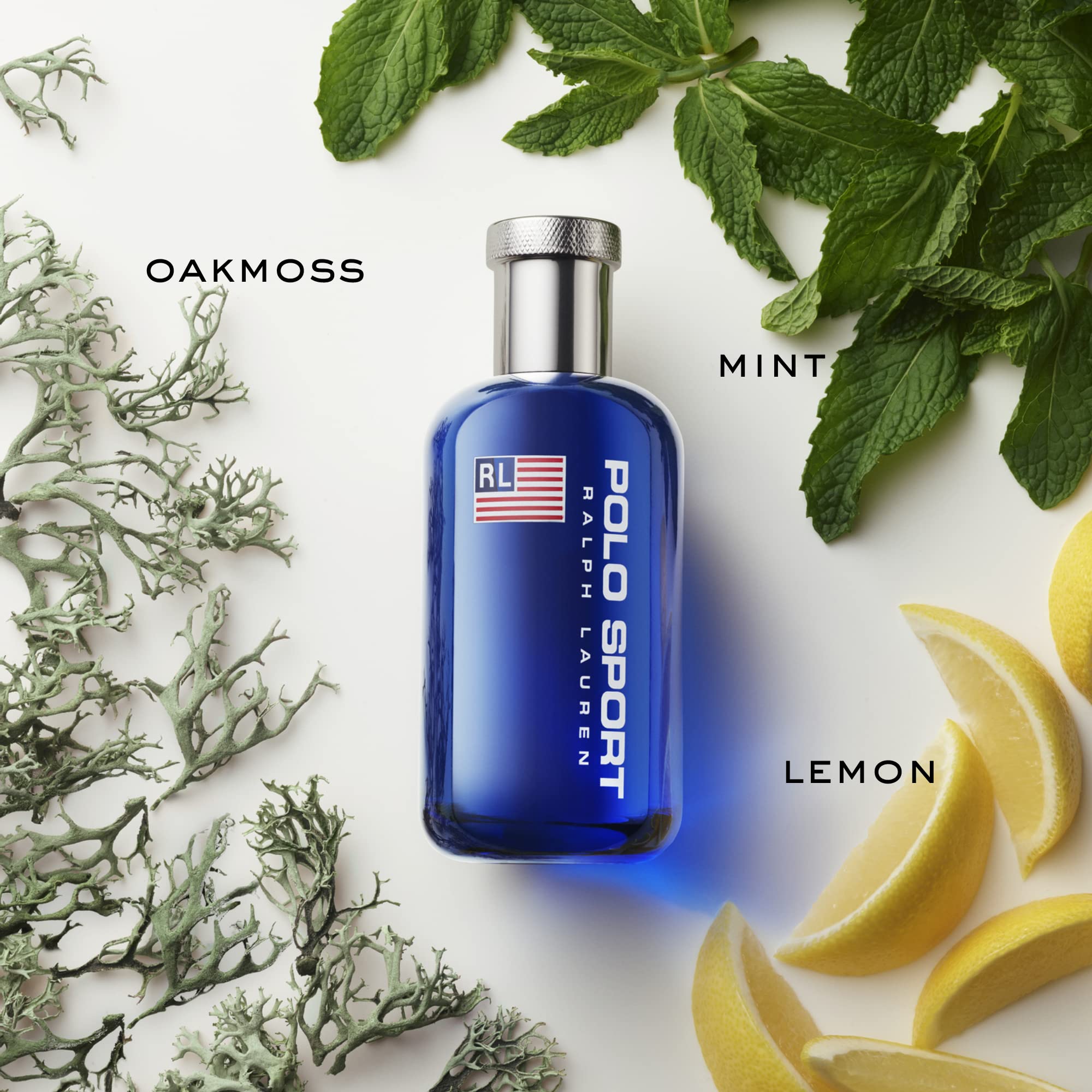 Ralph Lauren Polo Sport Eau De Toilette for Men - Fresh & Clean Cologne with Oak, Citrus & Mint Notes - Medium Intensity Fragrance - Perfect for Daily Wear, Office & Casual Outings