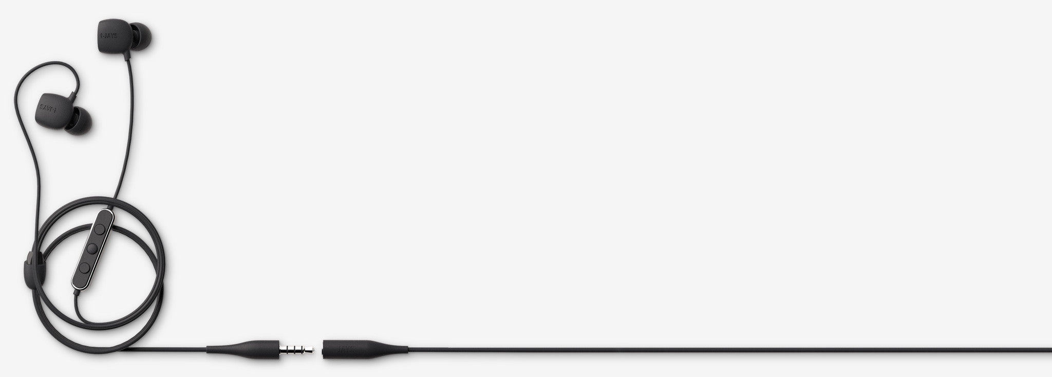 JAYS T-JAYS Four Premium In-Ear Headphones with High-Fidelity Sound - Perfect for Commuting, Workouts, and Travel