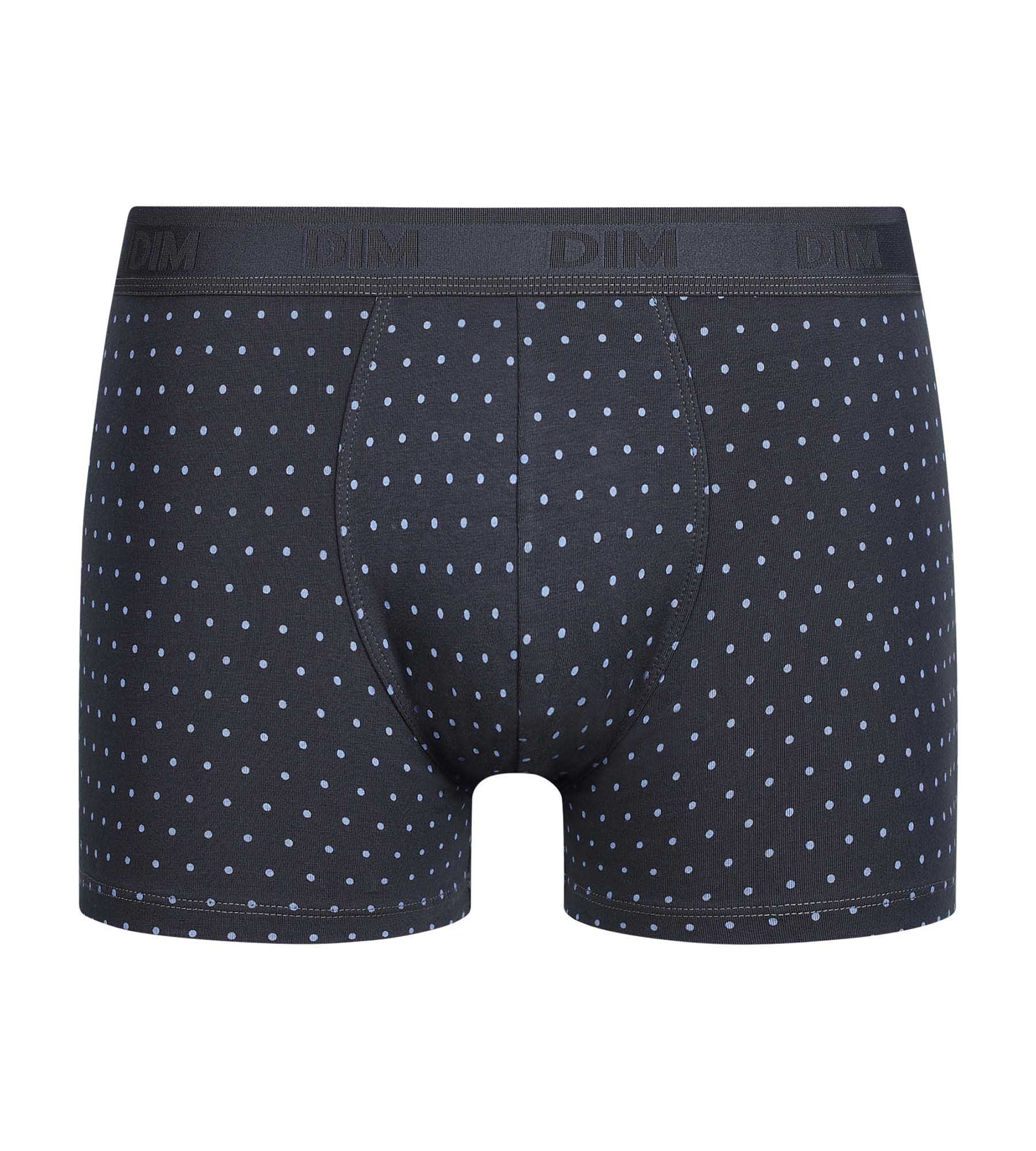 Men's Stretch Cotton Boxer Briefs - Lavender Polka Dot Print - Comfortable Underwear for Daily Wear & Sleep