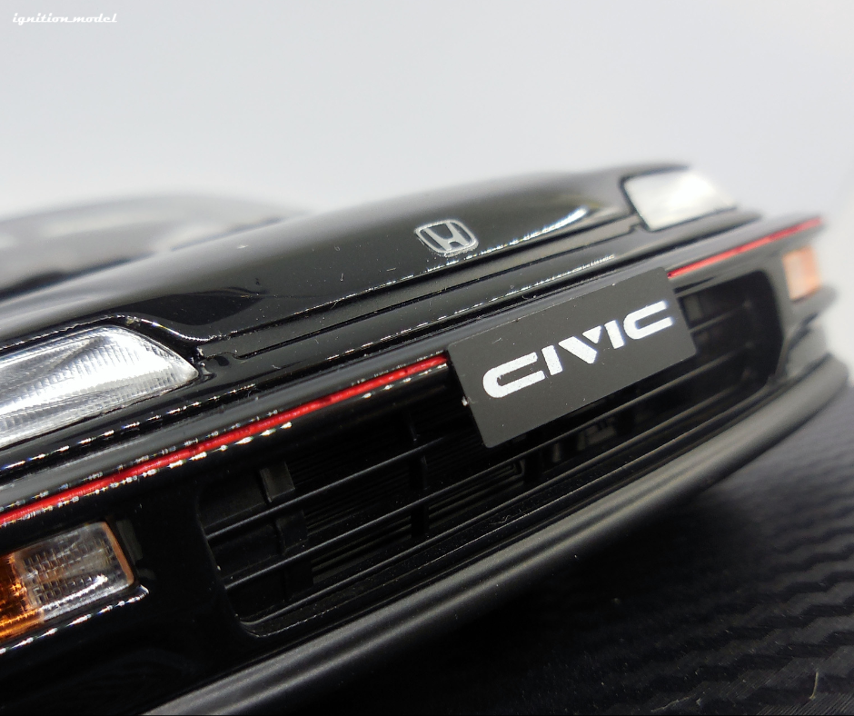 1:18 Scale Honda Civic EF9 Black Diecast Model Car - Collectible Toy for Car Enthusiasts & Perfect Gift for Honda Fans - Great for Display, Collection, and Racing Game Decor