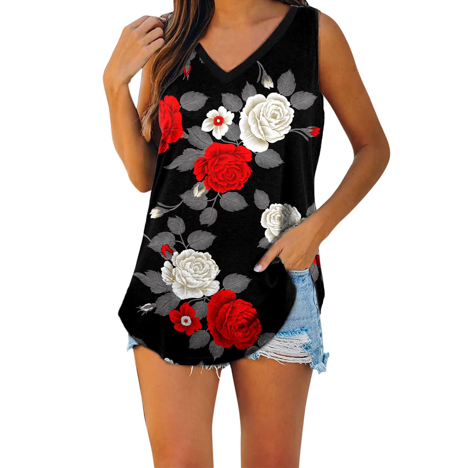 Women's Workout Tank Tops - Breathable Sleeveless Athletic Shirts for Yoga, Running & Gym - Cute Summer Fitness Tops for Women - Perfect for Workouts, Outdoor Sports & Casual Wear