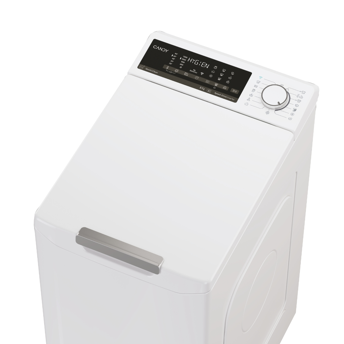 CANDY TCA286TM5 Top Load Washing Machine - 6kg Capacity, Energy Efficient, Quiet Operation for Apartments, Small Homes & Laundry Rooms