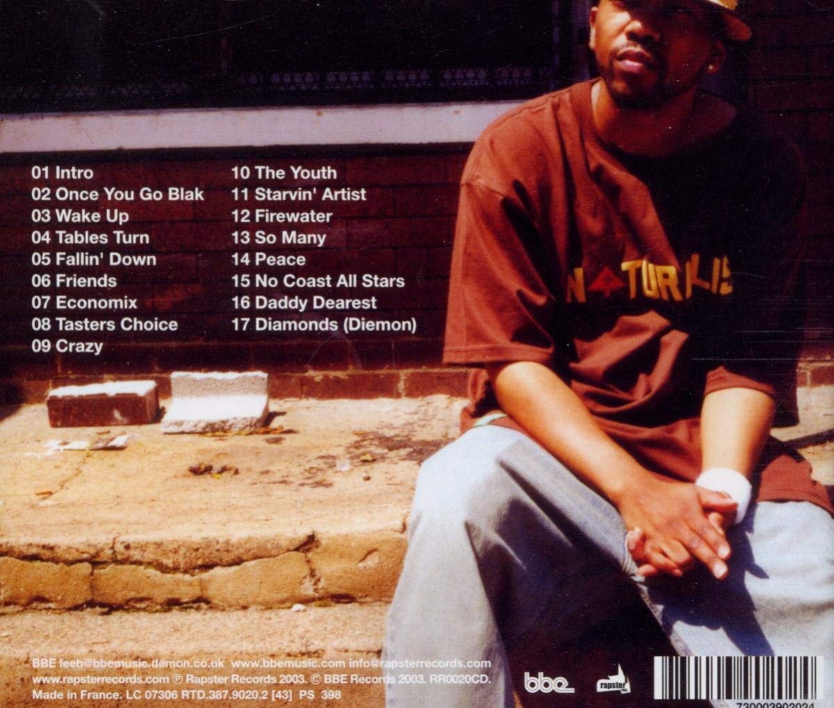 Once U Go Blak Explicit Lyrics CD - Hip Hop & Rap Music Album for Parties, Workouts & Car Rides