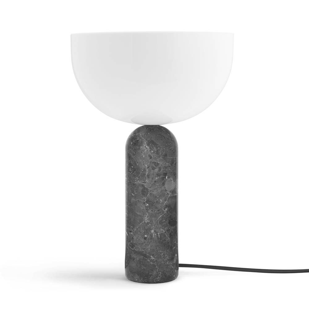Modern Kizu Table Lamp in Gris du Marais - Minimalist Bedside & Living Room Lighting for Home Decor