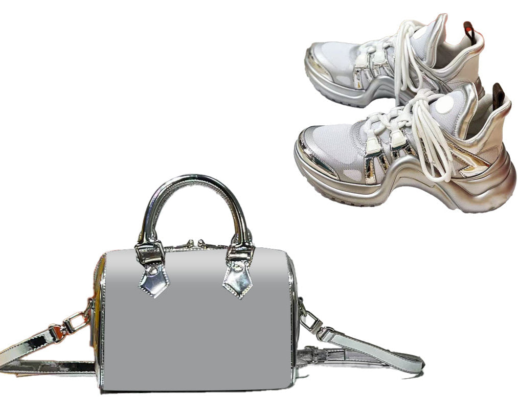 Stylish Sneaker Bag & Bangle Set G1418 - Perfect for Travel, Gym, and Everyday Use