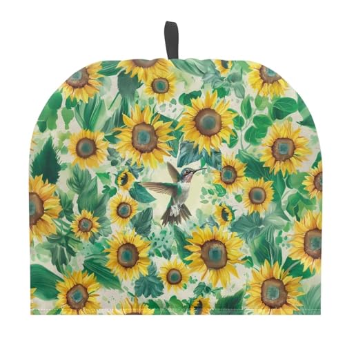 Sunflower Hummingbird Print