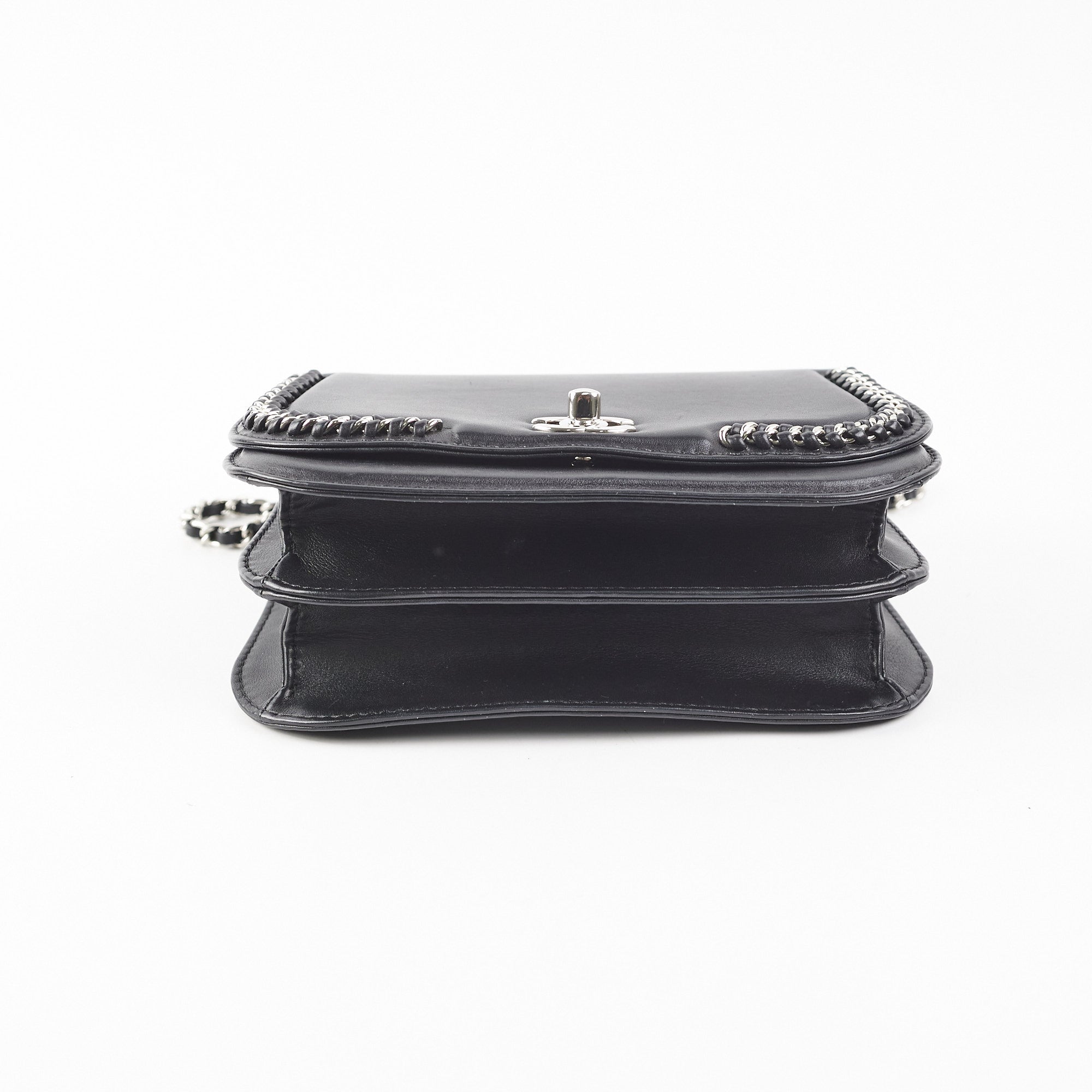 Chanel Seasonal Chain Flap Calfskin Shoulder Bag for Women - Luxury Designer Crossbody Purse for Evening Parties & Date Nights