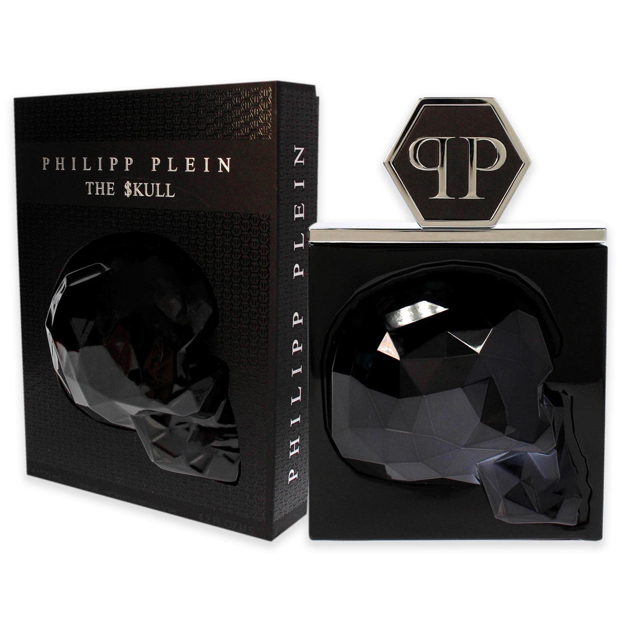 Philipp Plein The Skull Eau de Parfum for Men - 4.2 oz / 125ml Luxury Cologne Spray - Bold & Masculine Scent for Night Out, Date Night & Special Occasions