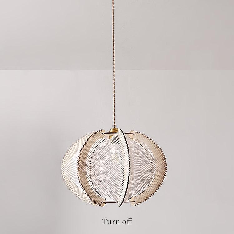 Handcrafted Wooden Pumpkin Pendant Light - Rustic Farmhouse Ceiling Fixture for Living Room, Kitchen, Dining Room - Perfect for Fall Decor & Thanksgiving Home Lighting