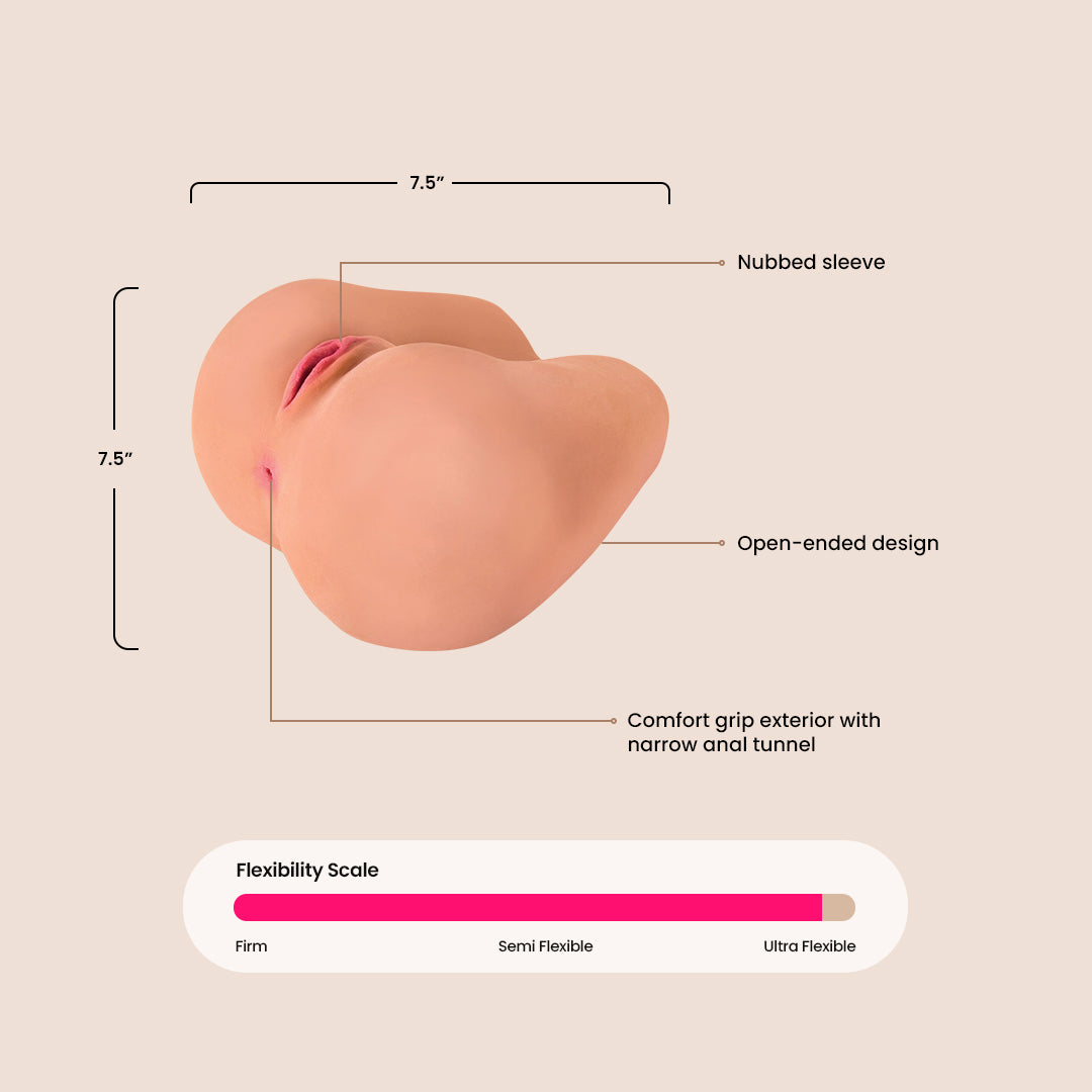 **10-Speed Vibrating Butt Plug for Missionary Position - Realistic Anal Toy for Men & Women - Perfect for Couples Play & Solo Pleasure**
