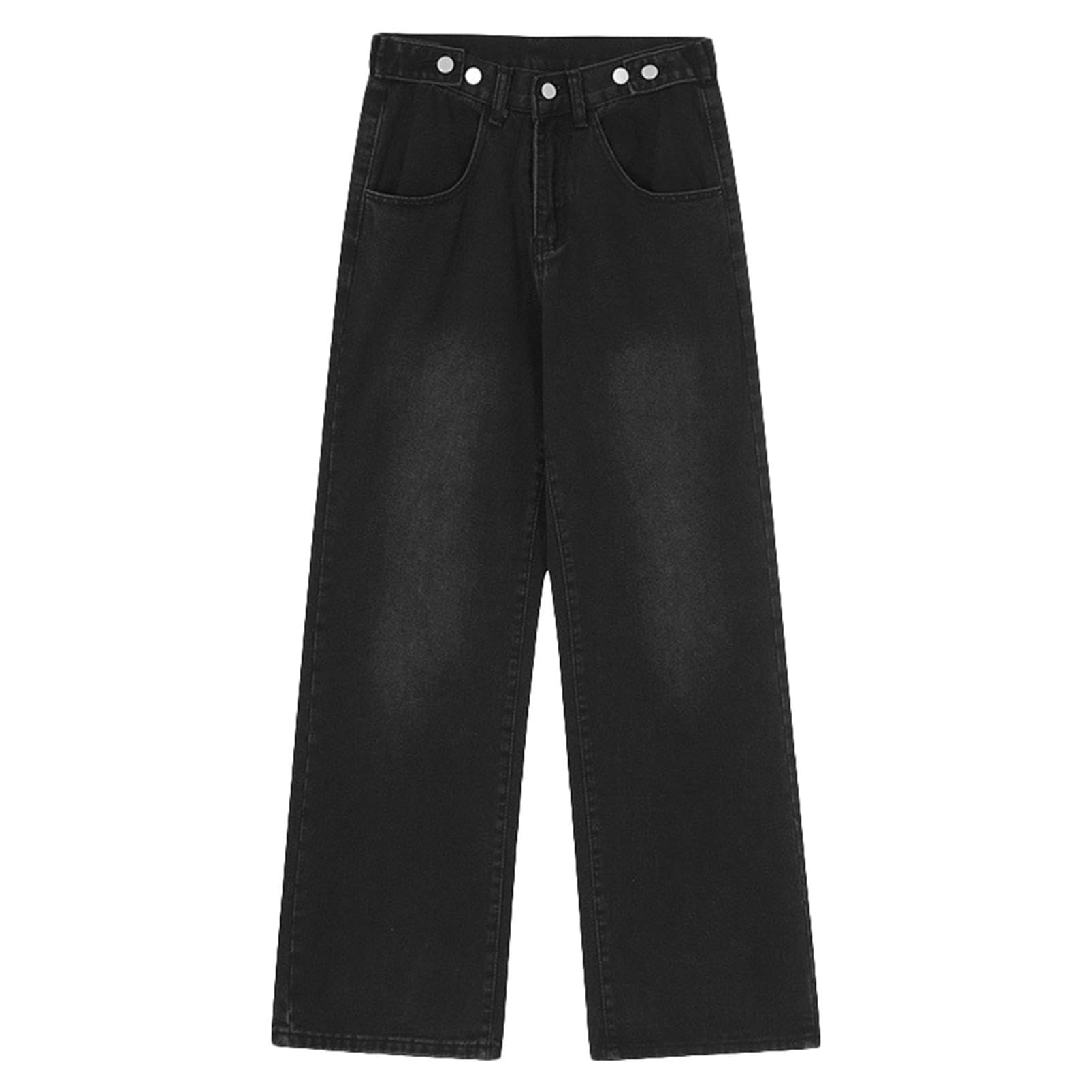 Women's High Waisted Boyfriend Jeans - Loose Fit for Casual Style
