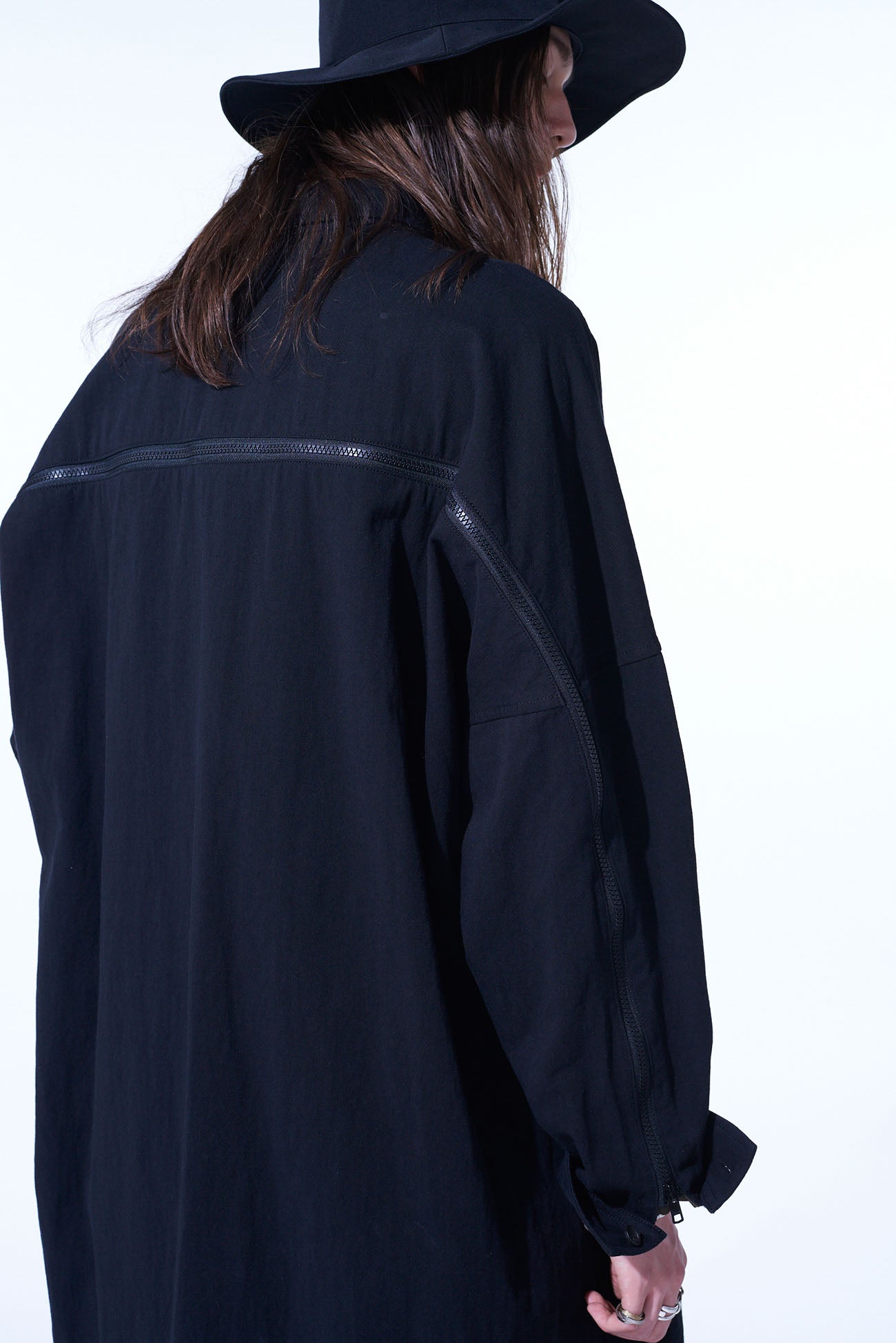 Organic Cotton Hemp Twill Zip-Up Coat with Back Yoke - Eco-Friendly Lightweight Jacket for Men & Women | Perfect for Casual Outings, Travel & Outdoor Adventures
