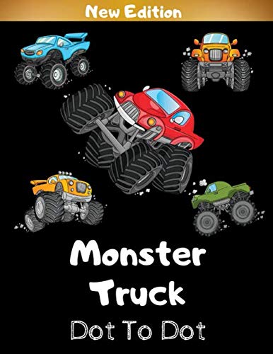 Monster Truck Dot to Dot Activity Book for Kids - Fun Connect the Dots Coloring Book with Cool Cars for Preschool & Toddlers | Perfect Gift for Boys Birthday, Christmas, Easter | Educational Toy for Early Learning & Road Trip Entertainment