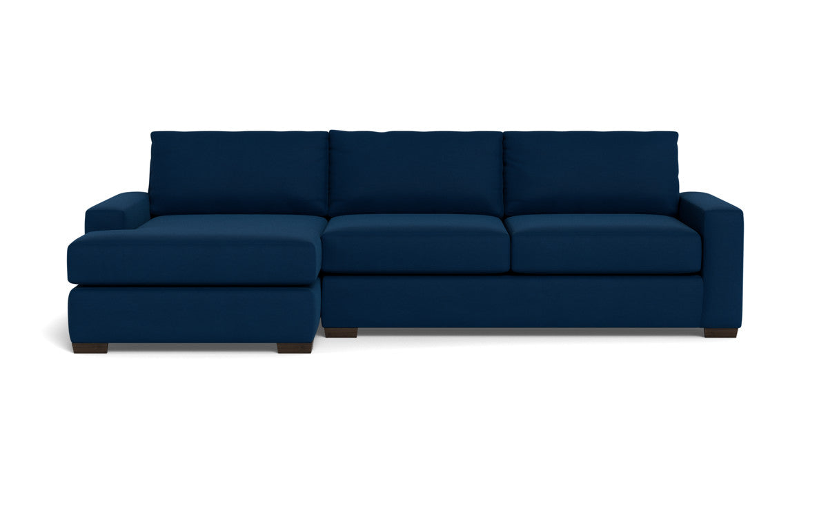 Mas Mesa 123 Deep Left Chaise Sectional Sofa - Modern L-Shaped Couch with Chaise Lounge for Living Room, Family Room & Home Theater Comfort