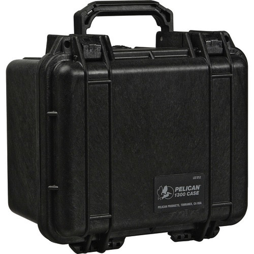 Pelican 1300 Protective Case with Foam Insert - Waterproof, Crushproof & Dustproof Hard Case for Camera, Electronics & Tools - Perfect for Travel, Outdoor Adventures & Equipment Storage (Black)