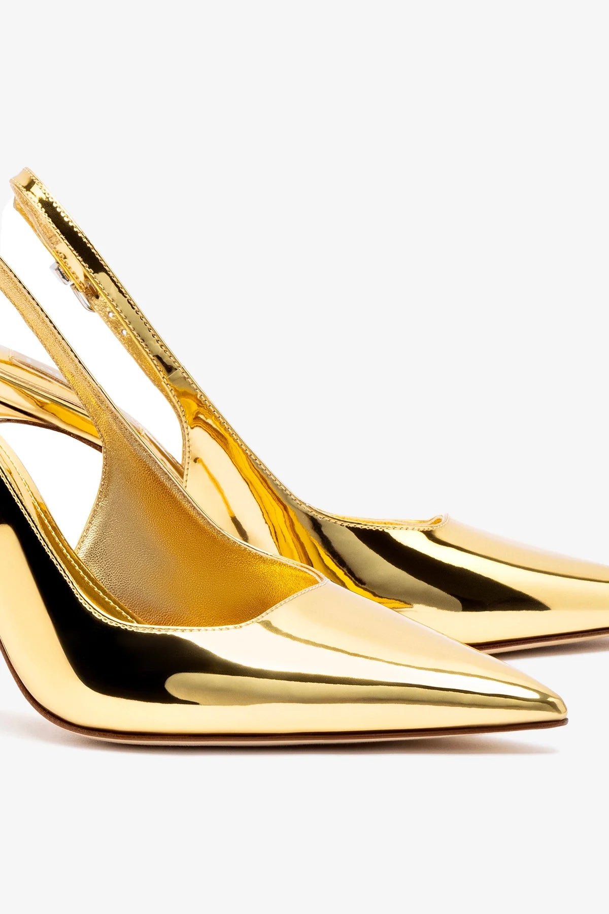 Kaitlan Gold Specchio Pump - Elegant High Heel Shoes for Women | Perfect for Weddings, Parties & Evening Events