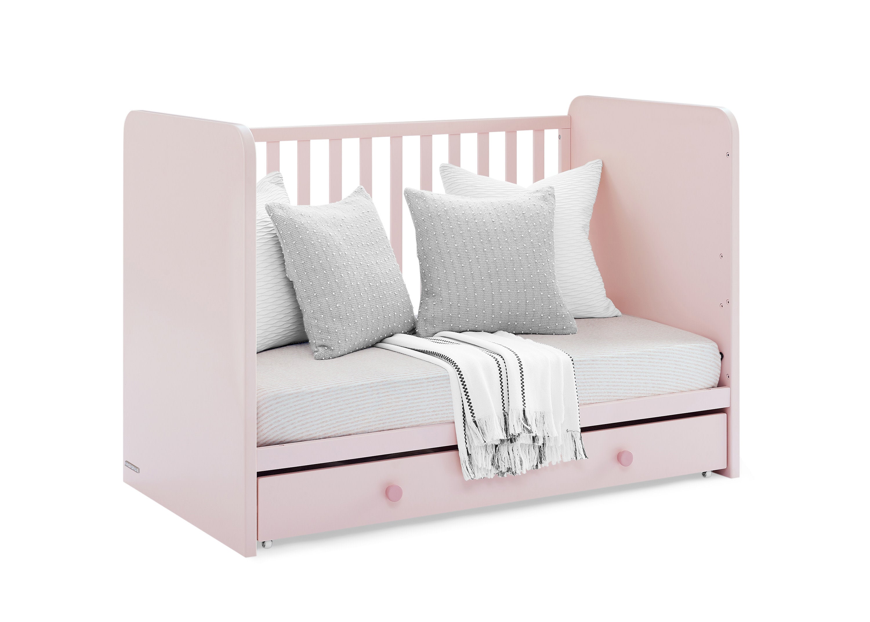 BabyGap Graham 4-in-1 Convertible Crib with Storage Drawer - Nursery Furniture for Newborns to Toddlers - Perfect for Small Spaces & Modern Nurseries