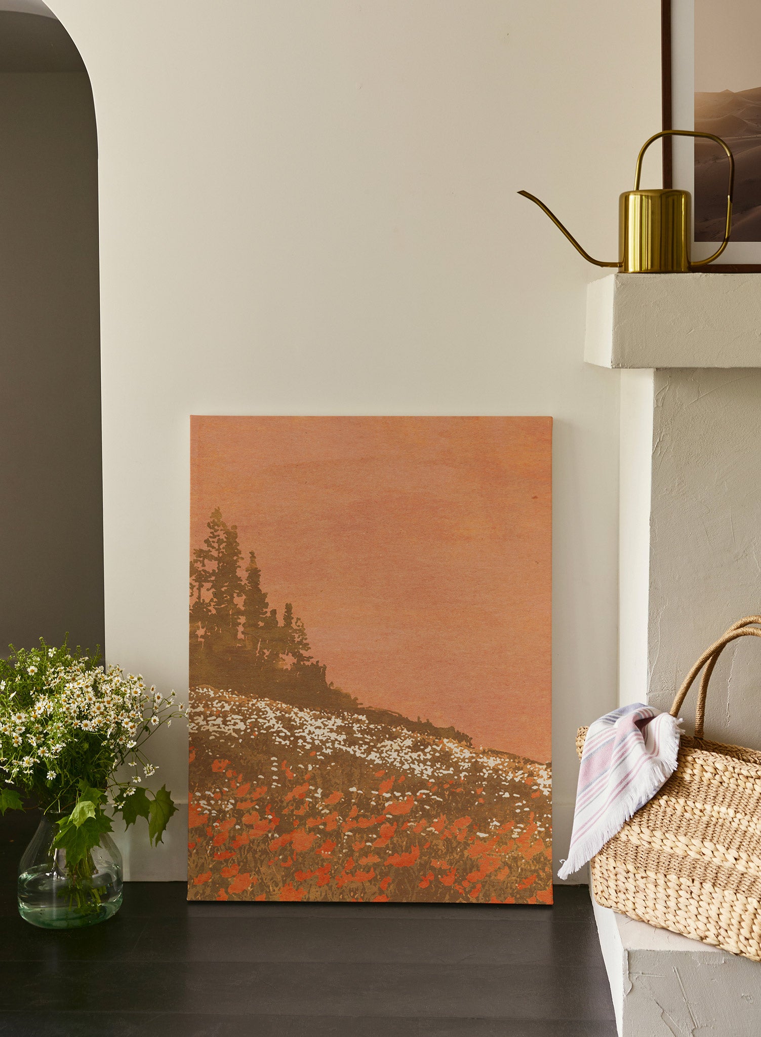 Poppy Hill Poster - Beautiful Floral Wall Art Decor for Home, Office & Gifts - Perfect for Living Room, Bedroom & Nursery Decorations