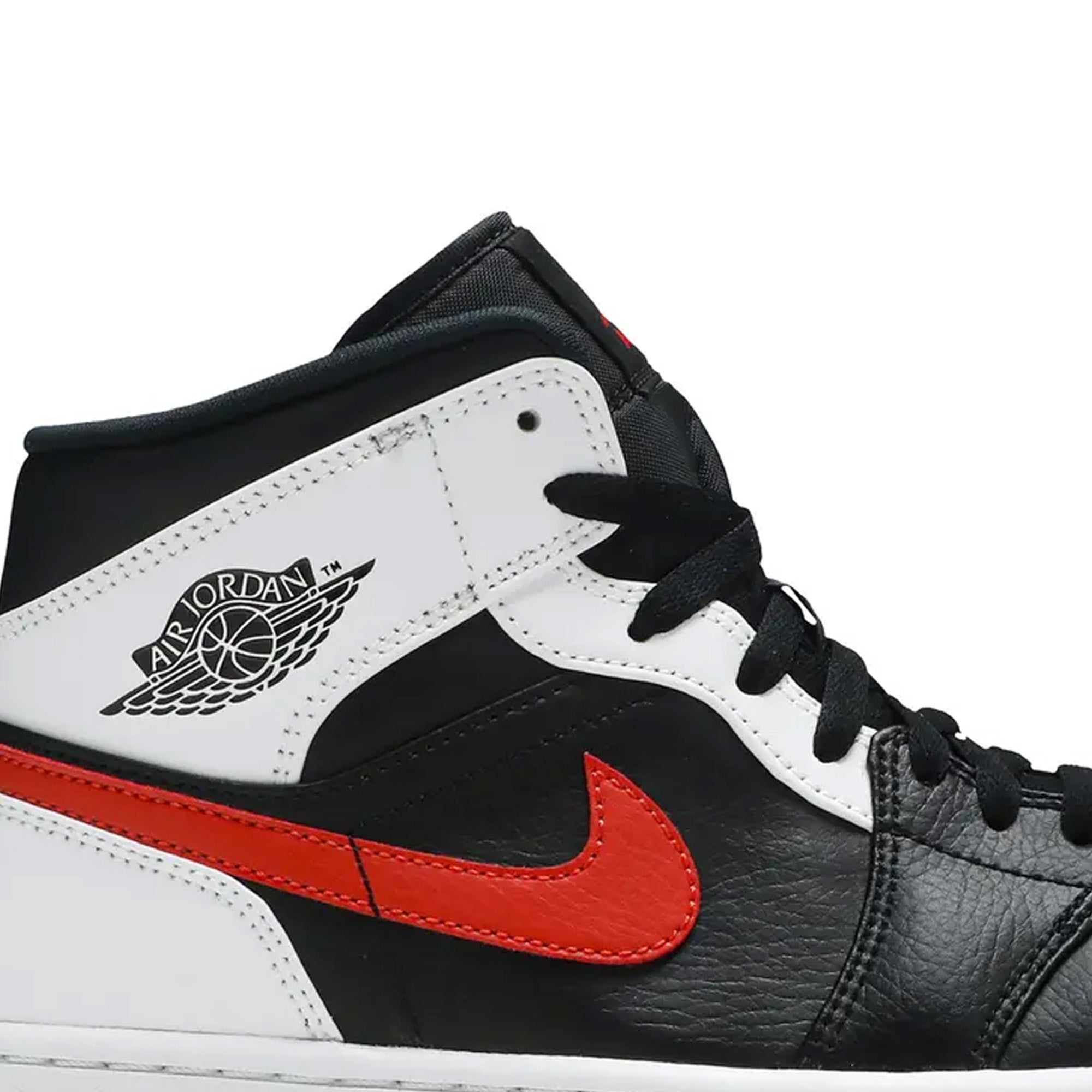 Air Jordan 1 Mid 'Chile Red' Basketball Shoes for Men - Retro Style Sneakers for Casual Wear, Street Fashion & Sports Performance