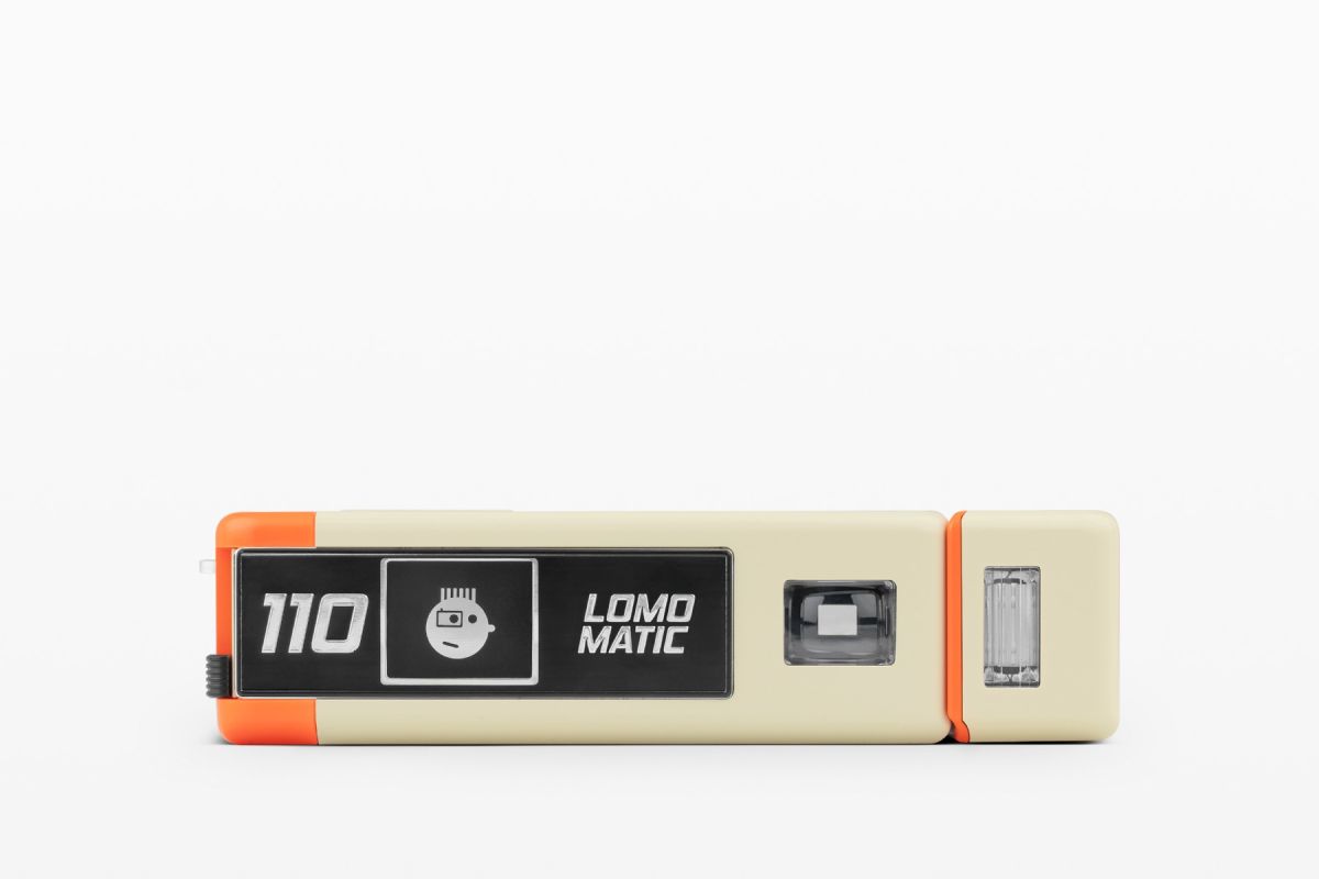 Lomography Lomomatic 110 Film Camera with Flash - Golden Gate Edition | Vintage Style 110 Film Photography for Travel, Parties & Retro Enthusiasts