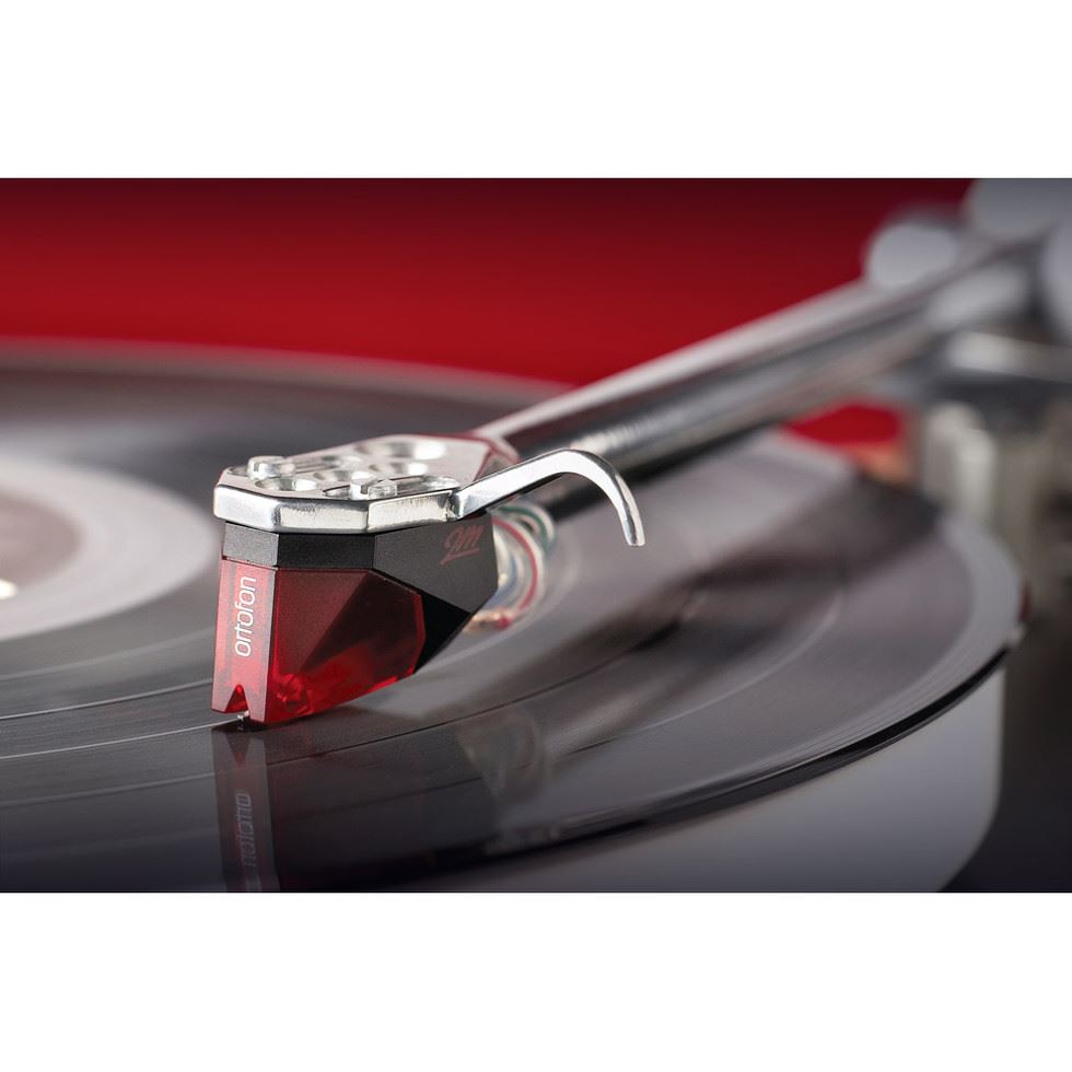 Ortofon 2M Red Moving Magnet Phono Cartridge - Audiophile Vinyl Record Player Stylus (Open Box) for Turntables & Hi-Fi Systems