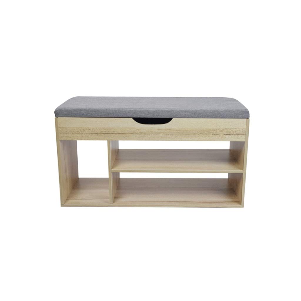 Modern Shoe Storage Stool with Cushion Seat - Multifunctional Shoe Rack Bench for Entryway, Bedroom & Living Room - Fashionable Shoe Organizer & Seating Solution