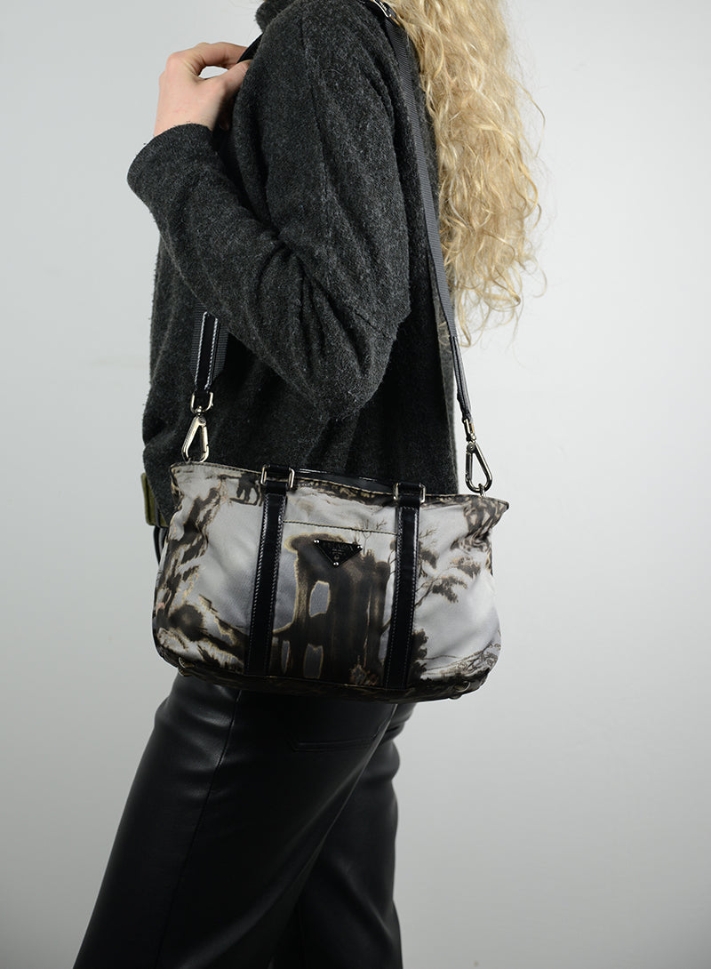 Prada Limited Edition Fabric Handbag for Women | Luxury Designer Tote Bag | Perfect for Work, Travel & Everyday Use